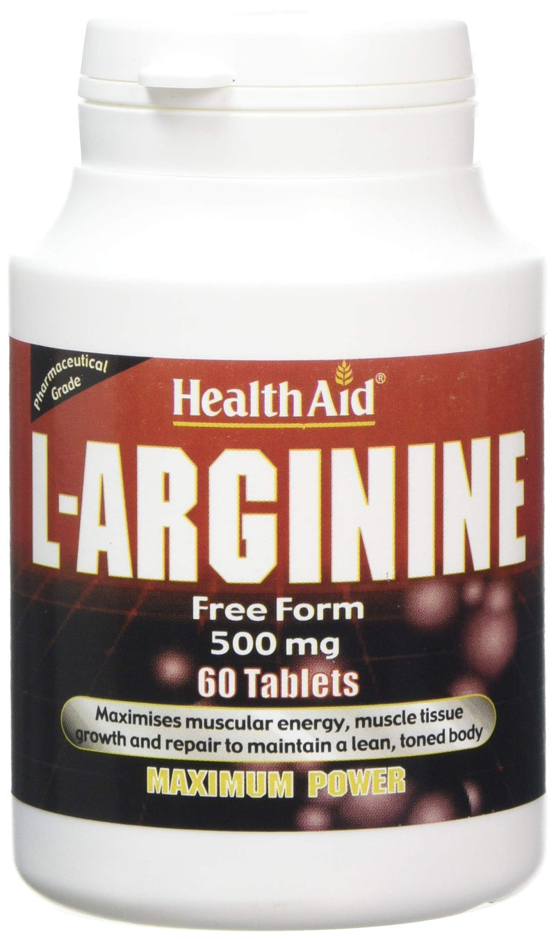 [Australia] - HealthAid L-Arginine 500mg - 60 Tablets 