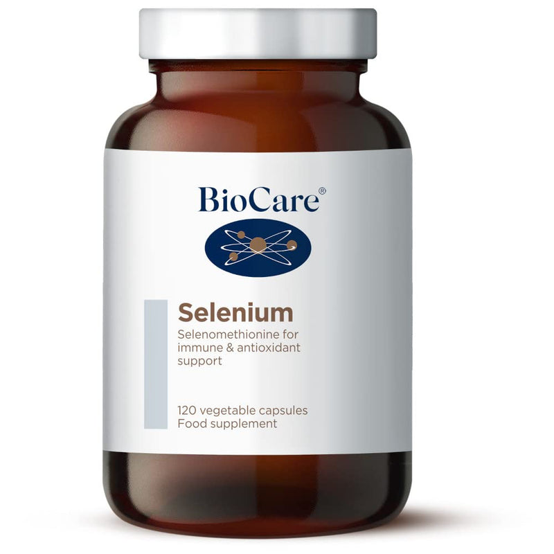 [Australia] - BioCare Selenium | Vegetable Capsules | Selenomethionine for Normal Function of Immune System & Antioxidant Support | Suitable for vegetarians and vegans | 120 capsules 