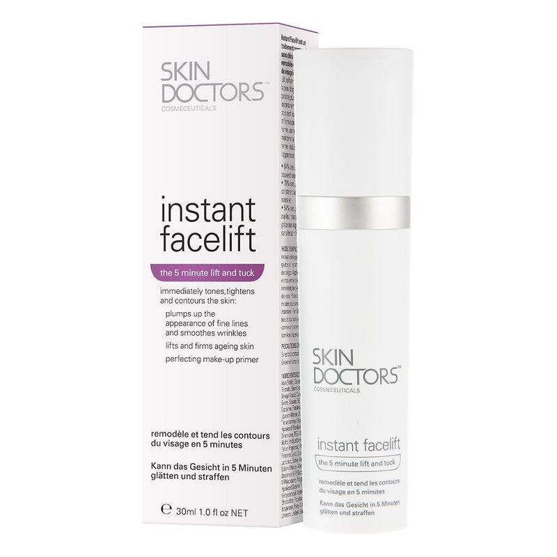 [Australia] - Skin Doctors Instant Facelift serum, make-up primer, instantly smoothes wrinkles, reduces fine lines, tones and lifts for younger looking skin, whilst acting as a matte primer. Works in minutes and lasts for hours. - 30ml 