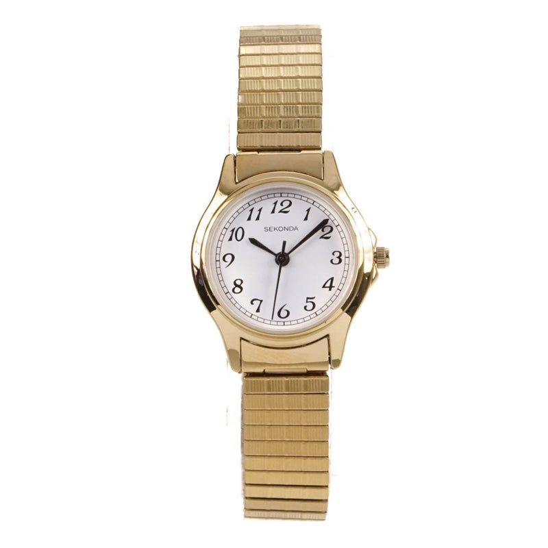 [Australia] - SEKONDA Womens Analogue Classic Quartz Watch with Stainless Steel Strap 4134B.27 