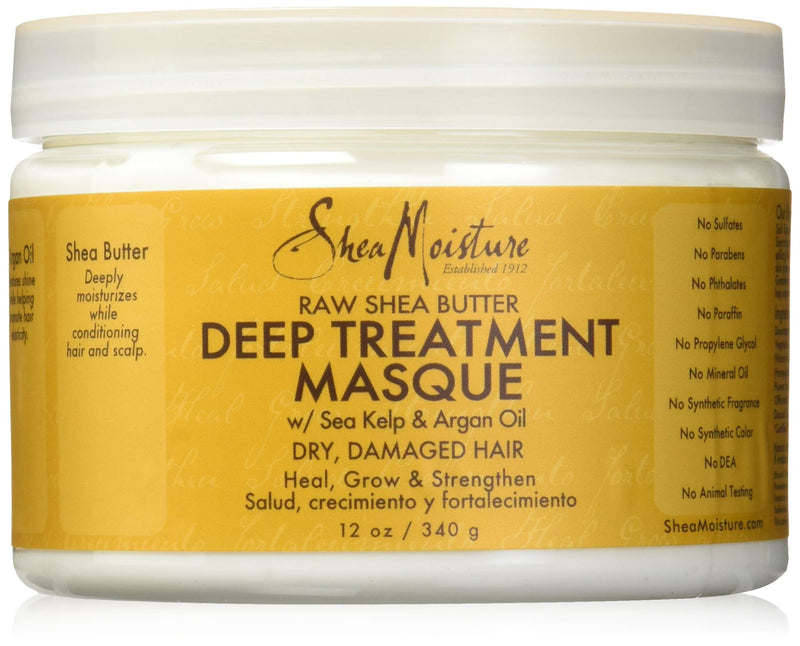[Australia] - Shea Moisture Raw Shea Boter Deep Treatment Masque, per stuk verpakt (1 x 340 g) 