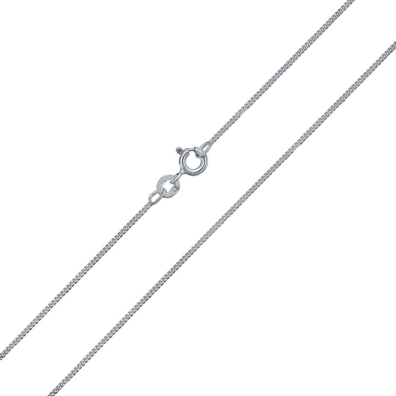 [Australia] - 3MM 40 Gauge 925 Sterling Silver Solid Miami Cuban Curb Chain Necklace For Men For Women Made In Italy 16 18 20 24 Inch 24 Inches 