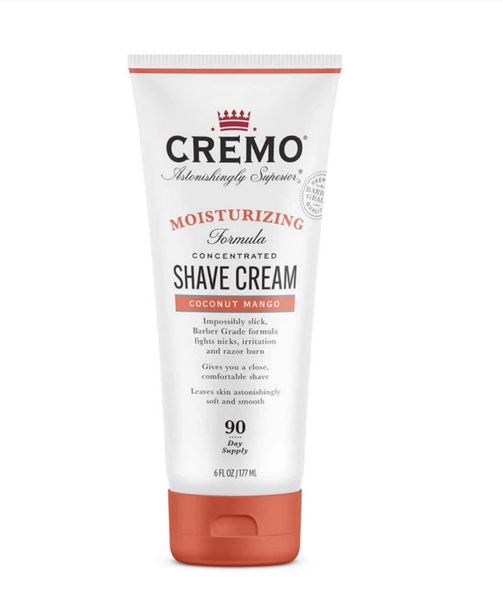 [Australia] - Cremo Coconut Mango Moisturizing Shave Cream, Astonishingly Superior Shaving Cream For Women, Fights Nicks, Cuts And Razor Burn, 6 Ounces 