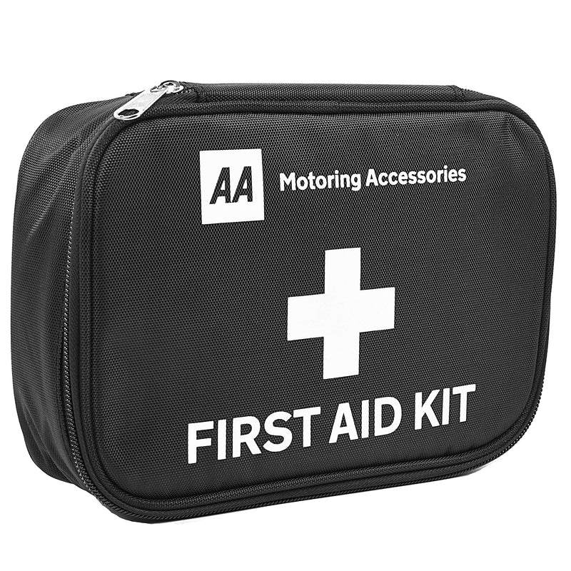 [Australia] - AA Standard First Aid Kit - AA0095 - Family Essential For Car Home Holidays Travel Camping Caravans Office AA Soft Pouch First Aid Kit Single 