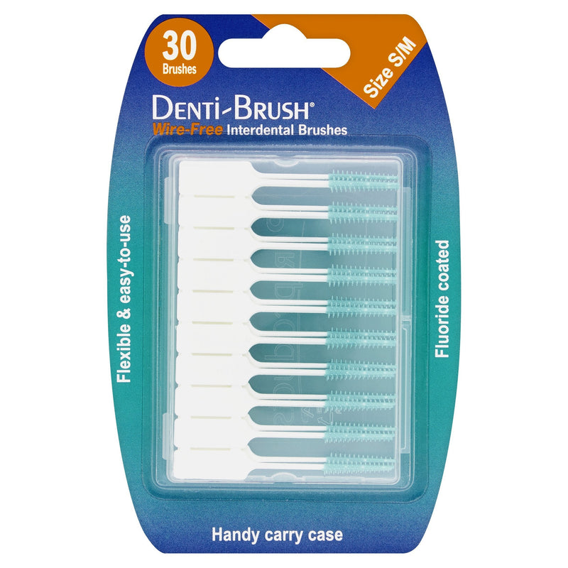 [Australia] - Denti-brush 30 Wire-free Interdental Brushes 1 30 Count (Pack of 1) 