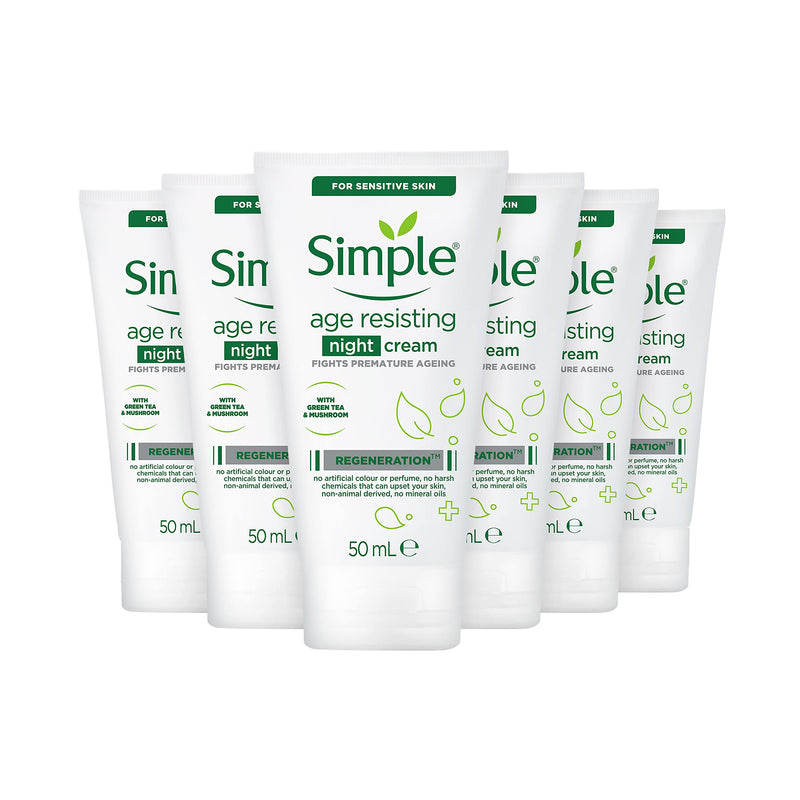 [Australia] - Simple Regeneration Age Resisting Night Cream 50 ml - Pack of 6 