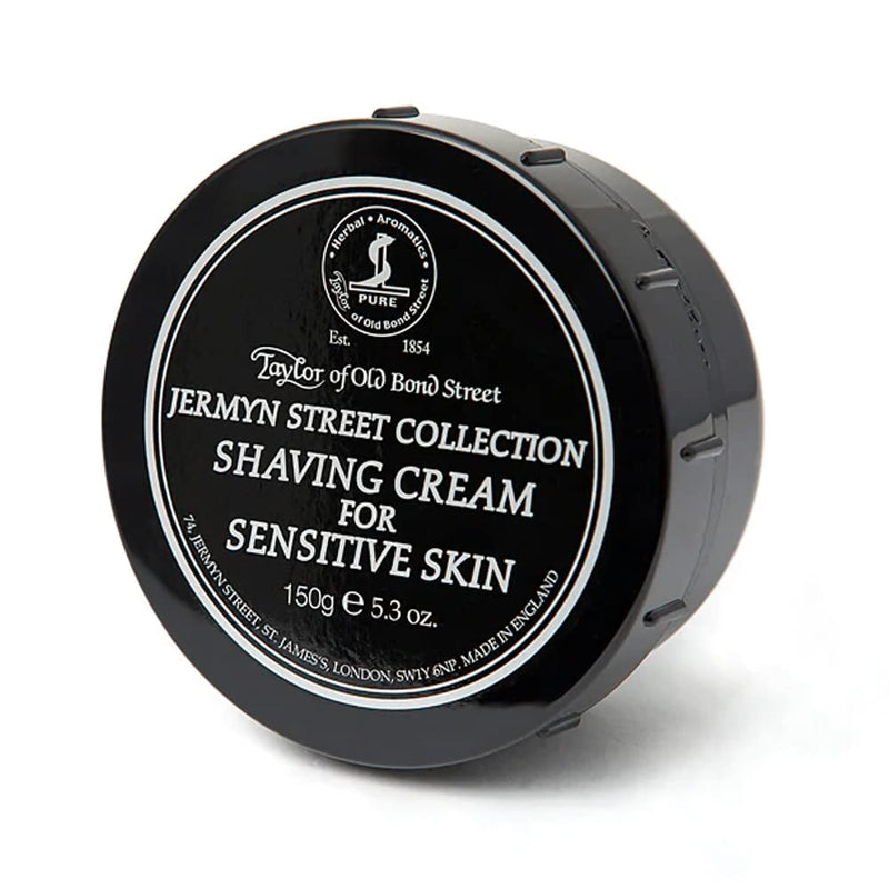 [Australia] - Taylors of Old Bond Street Jermyn Street Collection Shaving Cream for Sensitive Skin Screw Tread Pot 150gr 