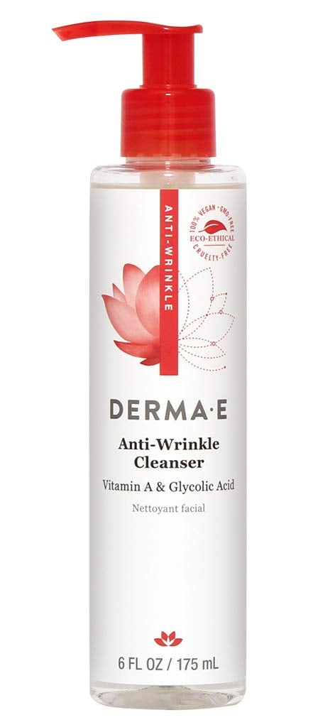 [Australia] - derma e Anti-Wrinkle Vitamin A Glycolic Cleanser with Papaya 6 oz 
