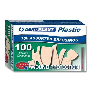 [Australia] - Extra Strong Plastic Assorted Plasters - Waterproof (Box Of 100 Plasters) - be fully prepared for an incident at home or at work 