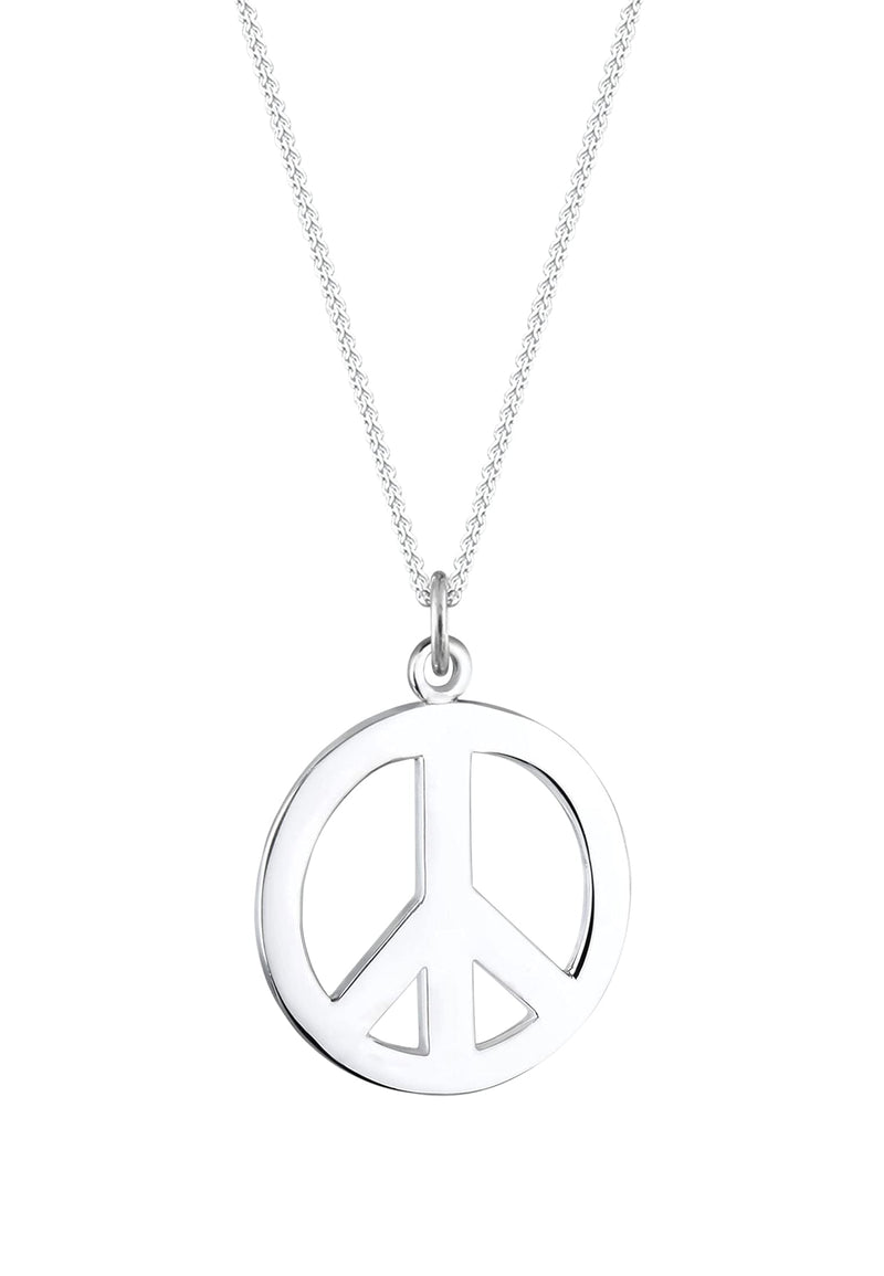 [Australia] - Elli Necklace Elli Necklace Woman Peace Sign 925 Sterling Silver 