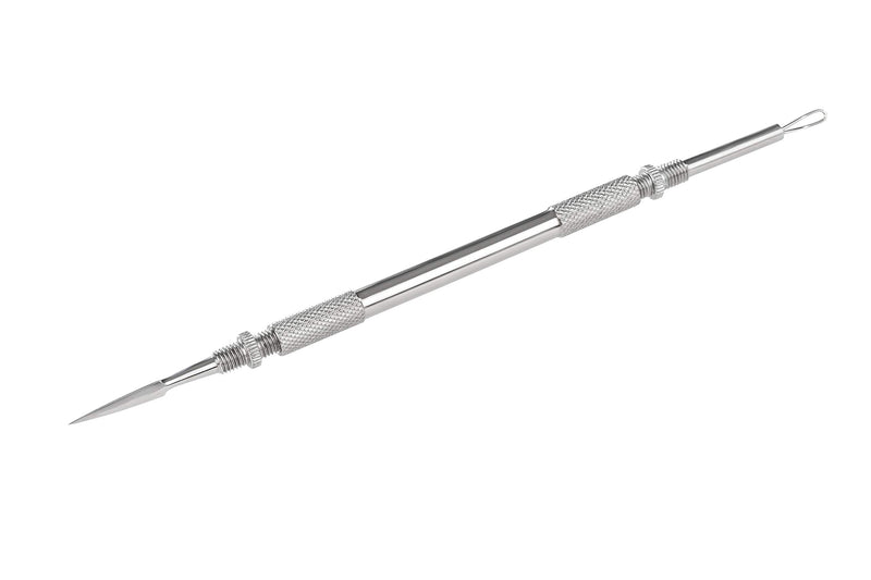 [Australia] - Remos Blackhead and comedone Acne Extractor with fine Gouge, Stainless, 11.5 cm With gouge and loop 