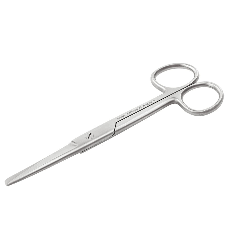 [Australia] - REMOS Household Scissors, Universal Scissors, Pointed-Round, Straight Cutting Edge, 14.5 cm, Stainless Steel 