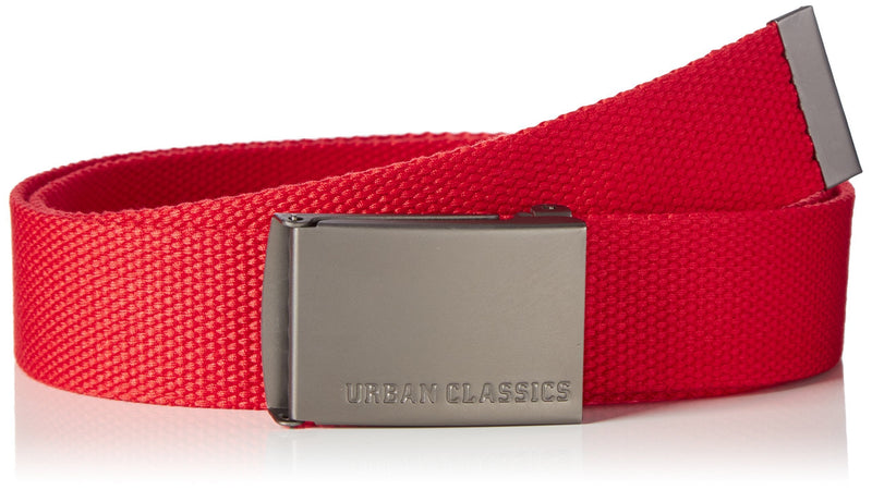 [Australia] - Urban Classics Unisex Belt One Size Red 