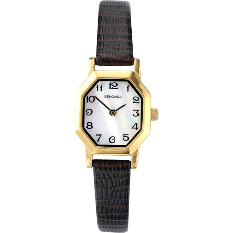 [Australia] - SEKONDA Women's Quartz Watch Black Strap 