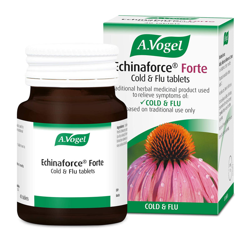 [Australia] - A.Vogel Echinaforce Forte Cold & Flu Tablets | To Relieve Symptoms of Colds & Flu | 40 Tablets 