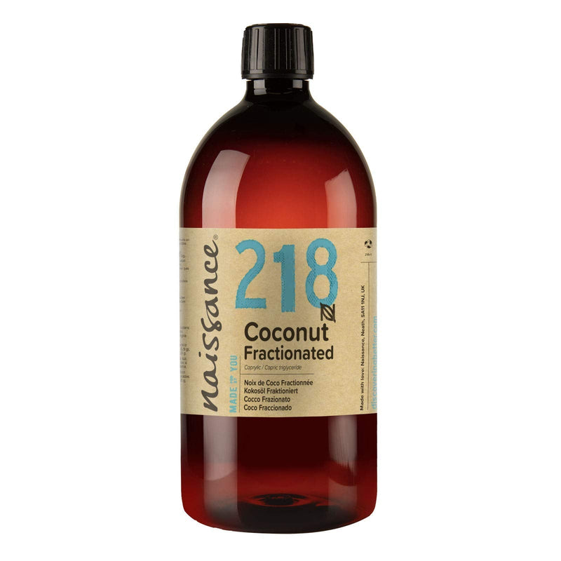 [Australia] - Naissance Liquid Fractionated Coconut Oil (No. 218) 1 Litre - 100% Pure Natural for Skin, Hair, Lip Gloss, Beauty, Recipes, Aromatherapy, Massage - Edible MCT Oil ‚Äì Cruelty Free, Vegan 