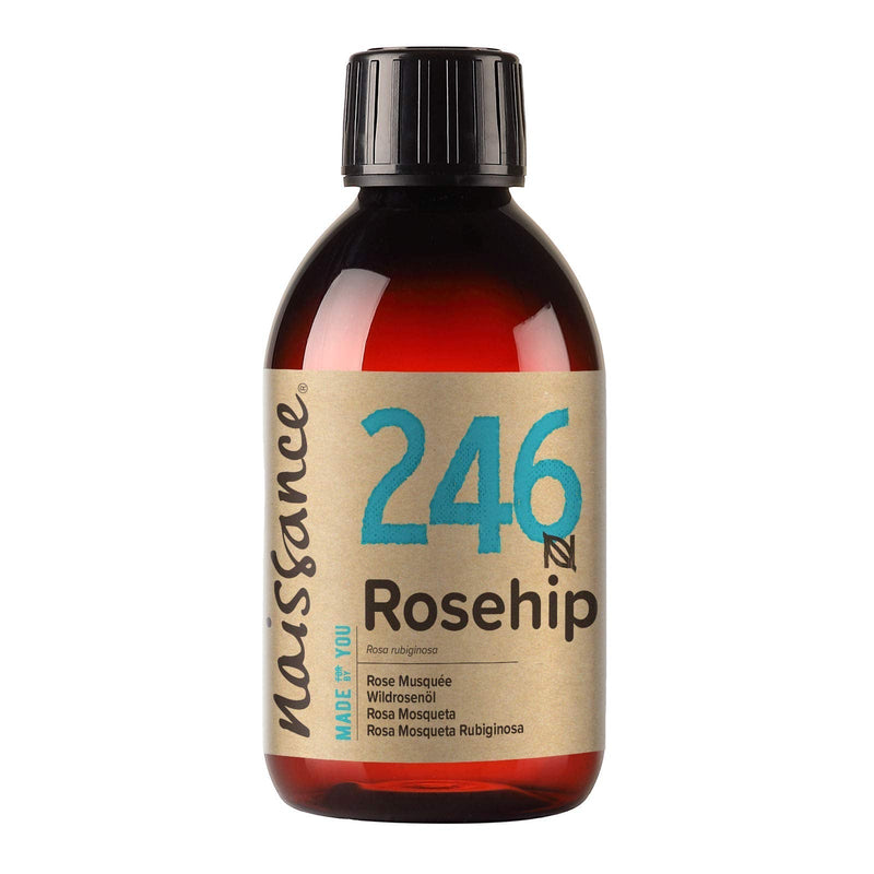 [Australia] - Naissance Rosehip Seed Oil (Rosa Rubiginosa) (no. 246) 250ml - Pure, Natural, Hydrating, Nourishing & Moisturising for All Skin Types 