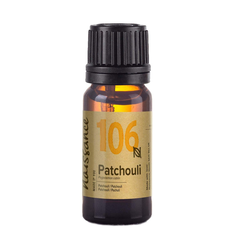 [Australia] - Naissance Patchouli Essential Oil (no. 106) 10ml - Pure, Natural, Cruelty Free, Vegan and Undiluted - to use in Aromatherapy & Diffusers 