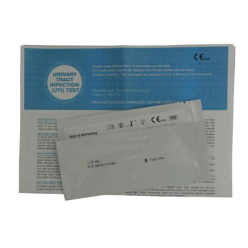 [Australia] - 15 x Urine Infection Test Strips UTI Testing Sticks, Nitrite, Leukocytes and Blood Kits 