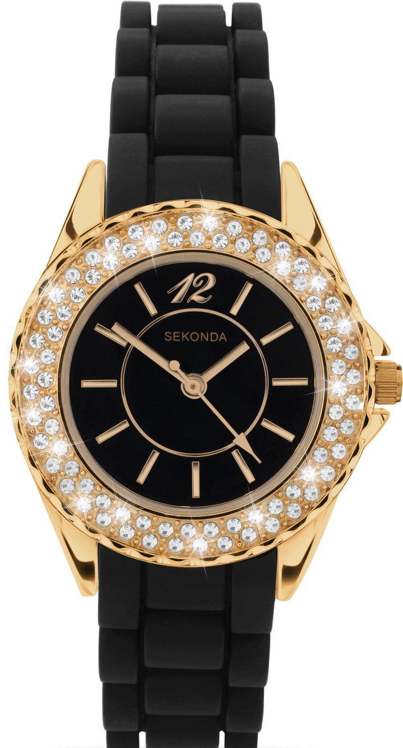 [Australia] - Sekonda Ladies Party Time Watch 4402.27 With Black Dial 