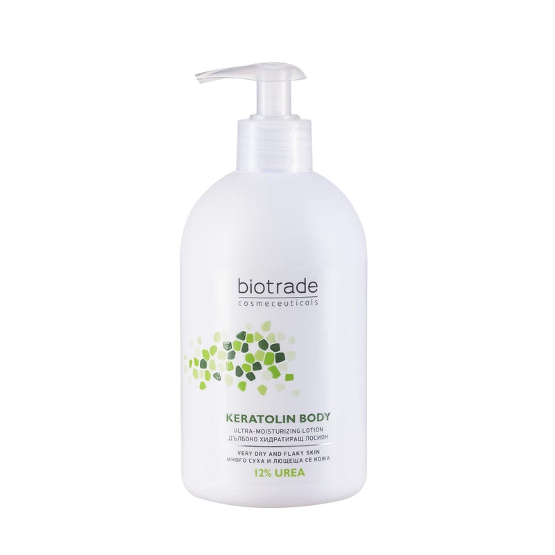 [Australia] - Biotrade Keratolin Body Lotion 400 ml, with 12 Percent Urea for Very Dry and Itching Skin, Soothes Itching, Deeply Hydrates the Skin 