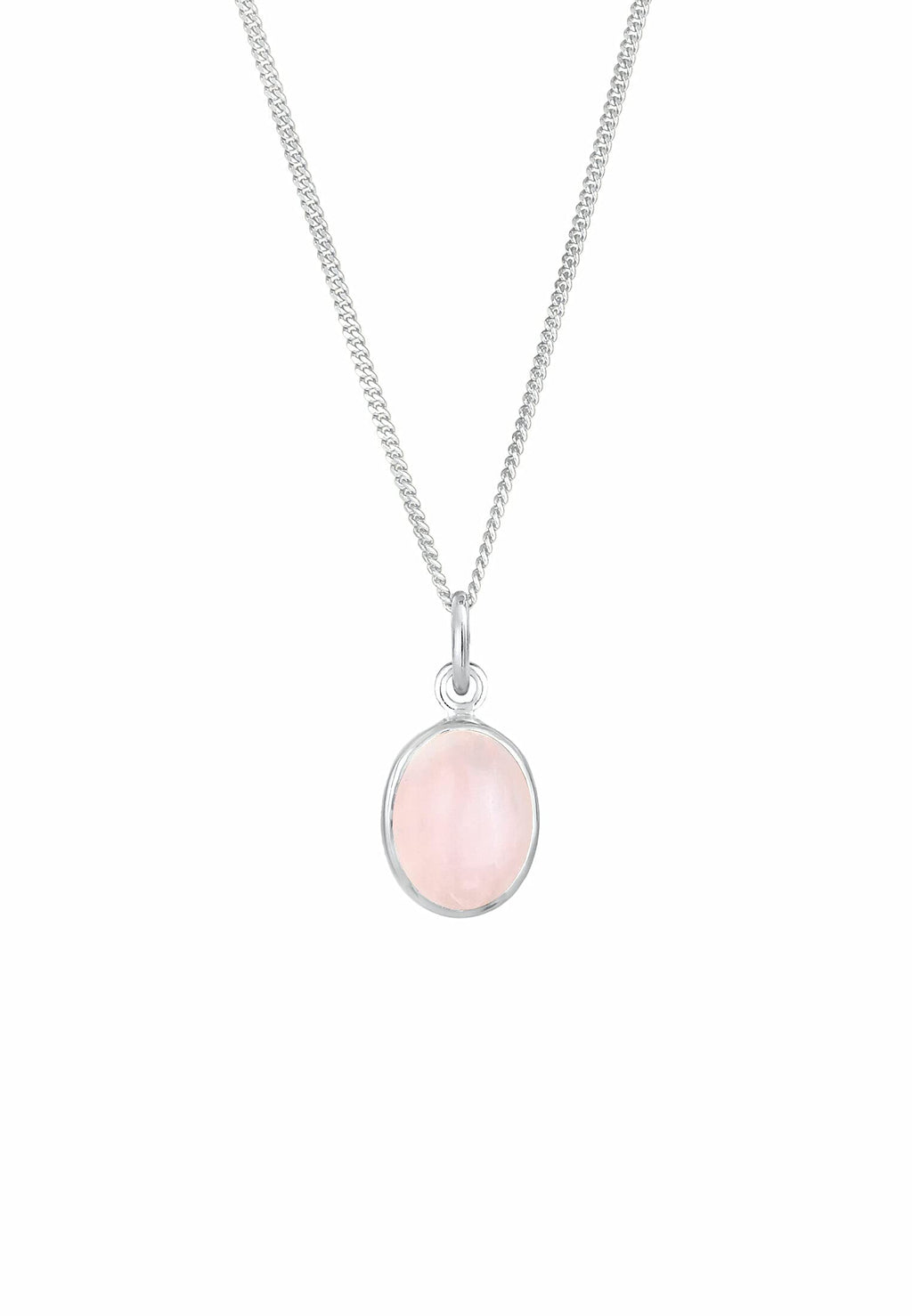 [Australia] - Elli Necklace Rose Quartz 925 Sterling Silver 