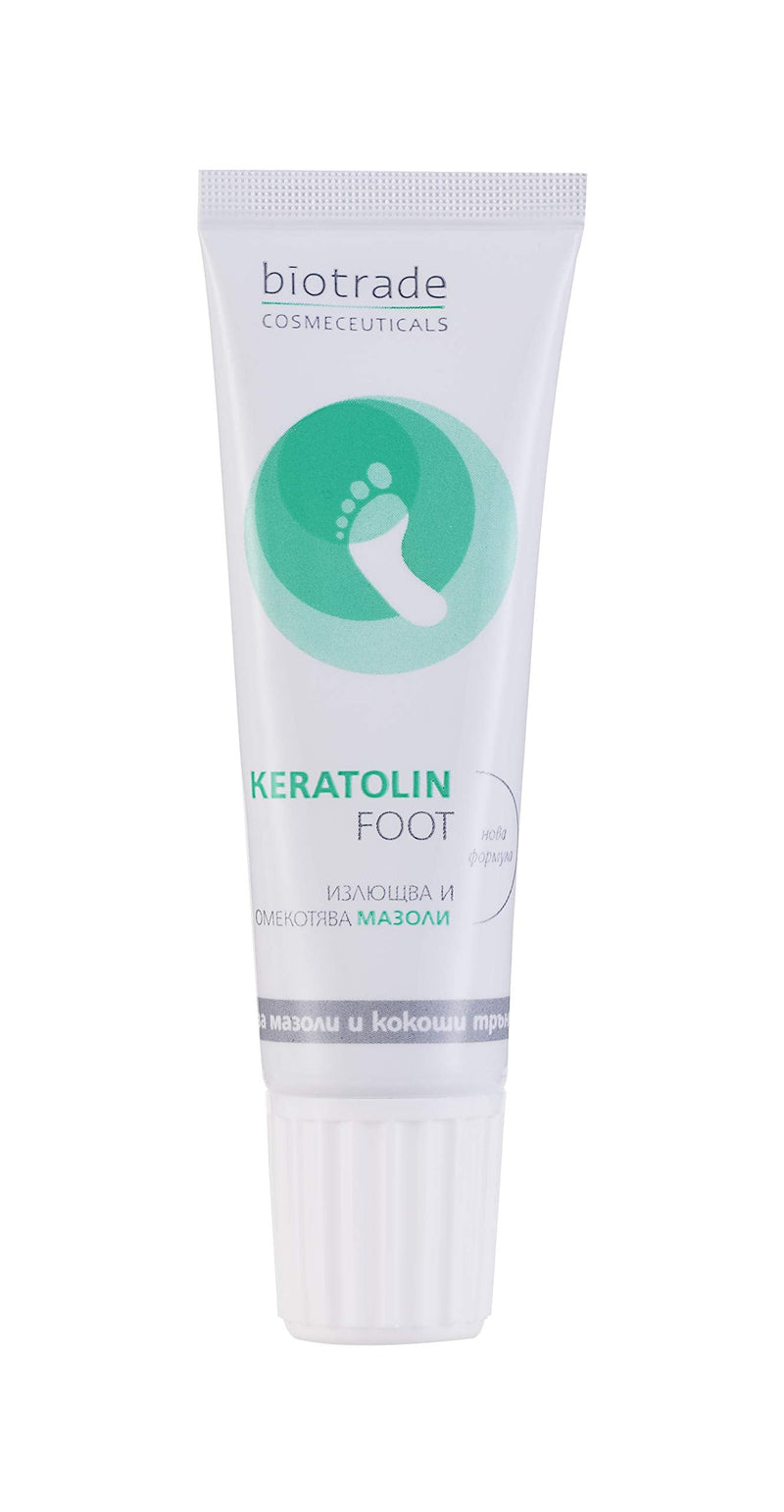[Australia] - BiotradeTM Keratolin Corn Remover gel 15 ml, Exfoliates and Softens Corns and Calluses, With Glycolic, Lactic and Salicylic acid, Results in 5 to 7 Days 