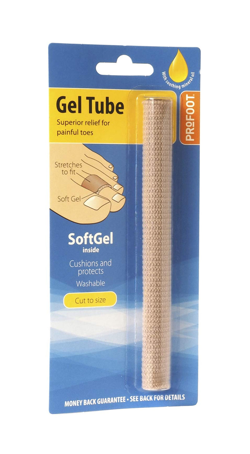 [Australia] - Profoot Softgel Tube for toes -Cuttable Toe Tubes - relieve discomfort from footwear, corns, calluses and sore toes 