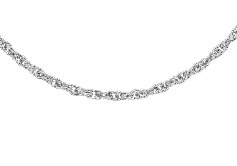 [Australia] - Tuscany Silver Women's Sterling Silver Prince of Wales Chain Necklace 61 cm 