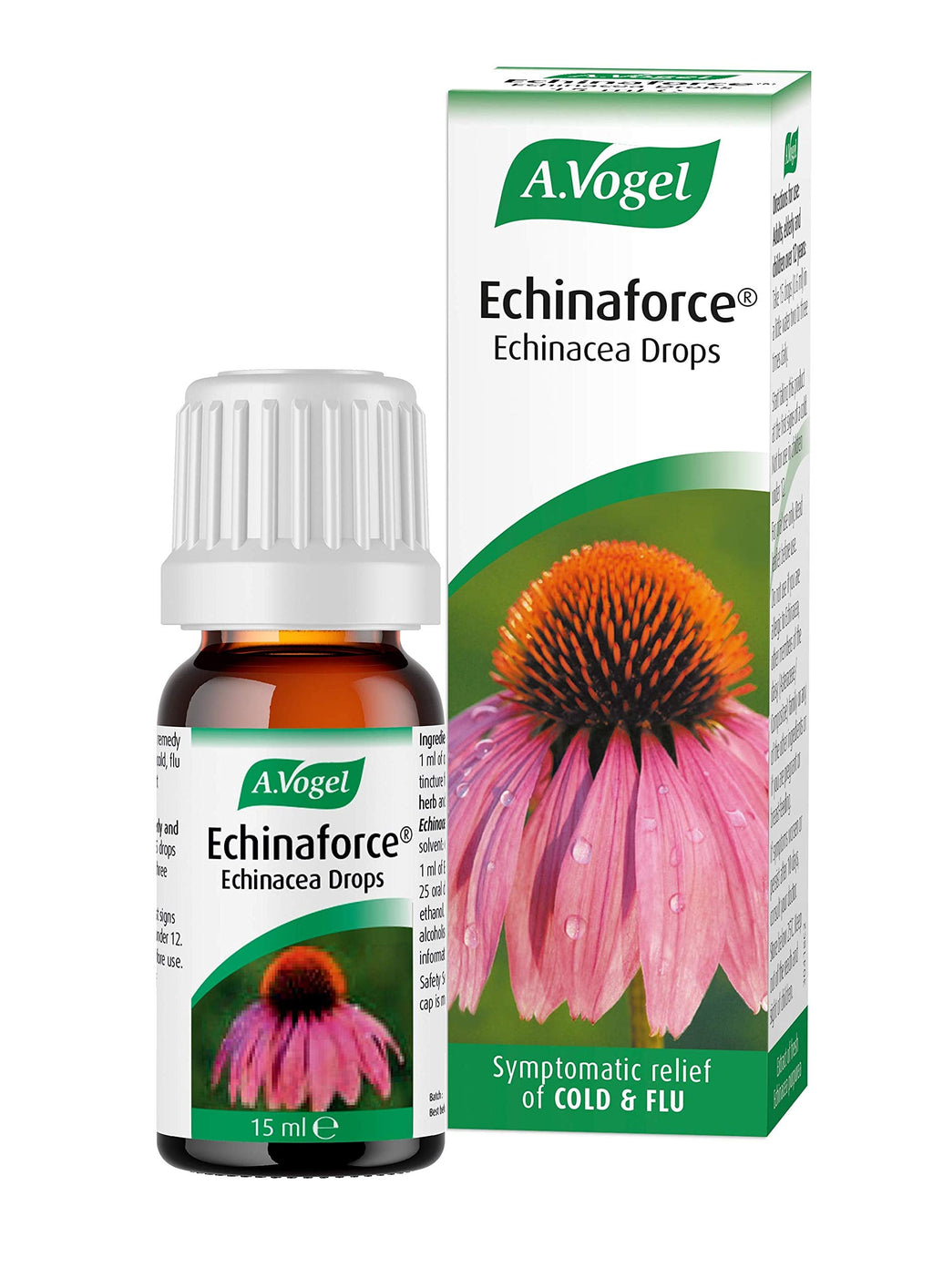 [Australia] - A.Vogel Echinaforce Echinacea Drops | Relieves Cold & Flu Symptoms by Strengthening the Immune System |15ml 15 ml (Pack of 1) 