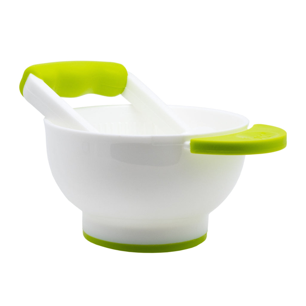 [Australia] - NUK Baby Food Masher and Bowl | 6 Months + | Dishwasher Safe | BPA Free, 1 Count (Pack of 1) green 