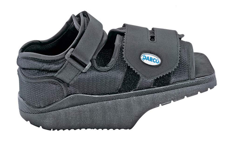 [Australia] - Darco Orthowedge Shoe, Orthapaedic Shoe, For Injury and Recovery, Rehabilitation and Physio, Black, X-Large 