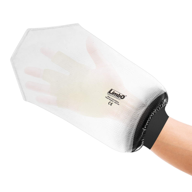[Australia] - LimbO Waterproof Protectors Dressing Cover, Adult Hand Shower Cover MITT, 22 to 25 cm Forearm Circumference Cast circumference of 33 cm max Protector 