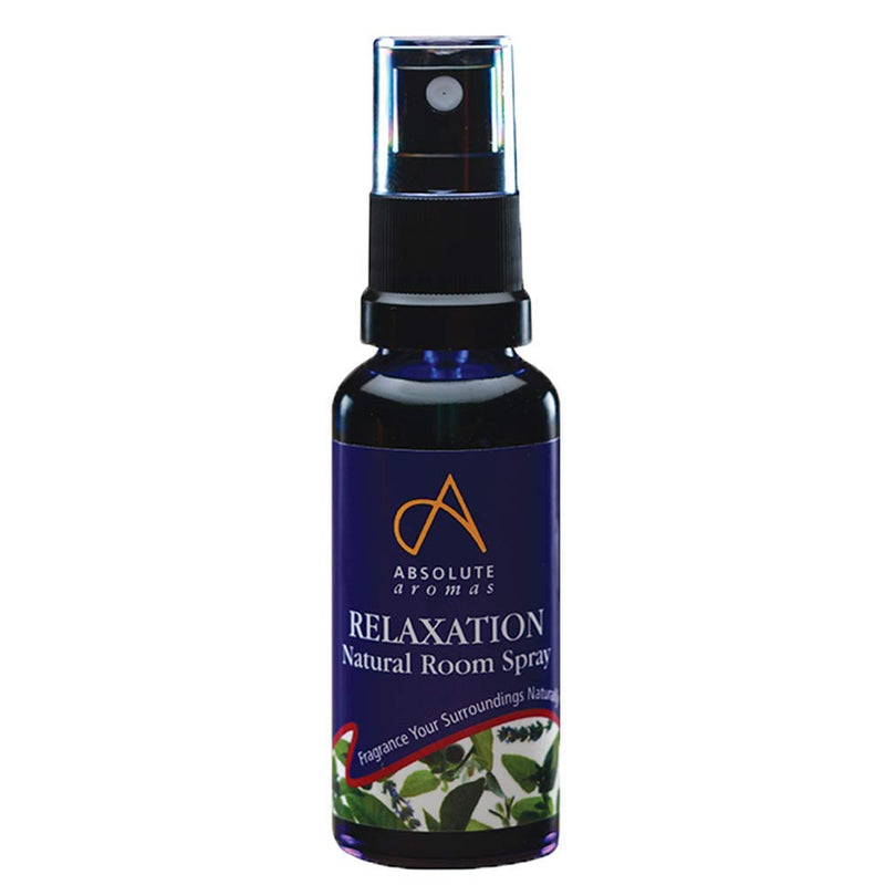 [Australia] - Absolute Aromas Relaxation Room Spray 30ml – Natural Spritzer Mist Spray with Lavender, Chamomile, Patchouli and Citrus Essential Oils 