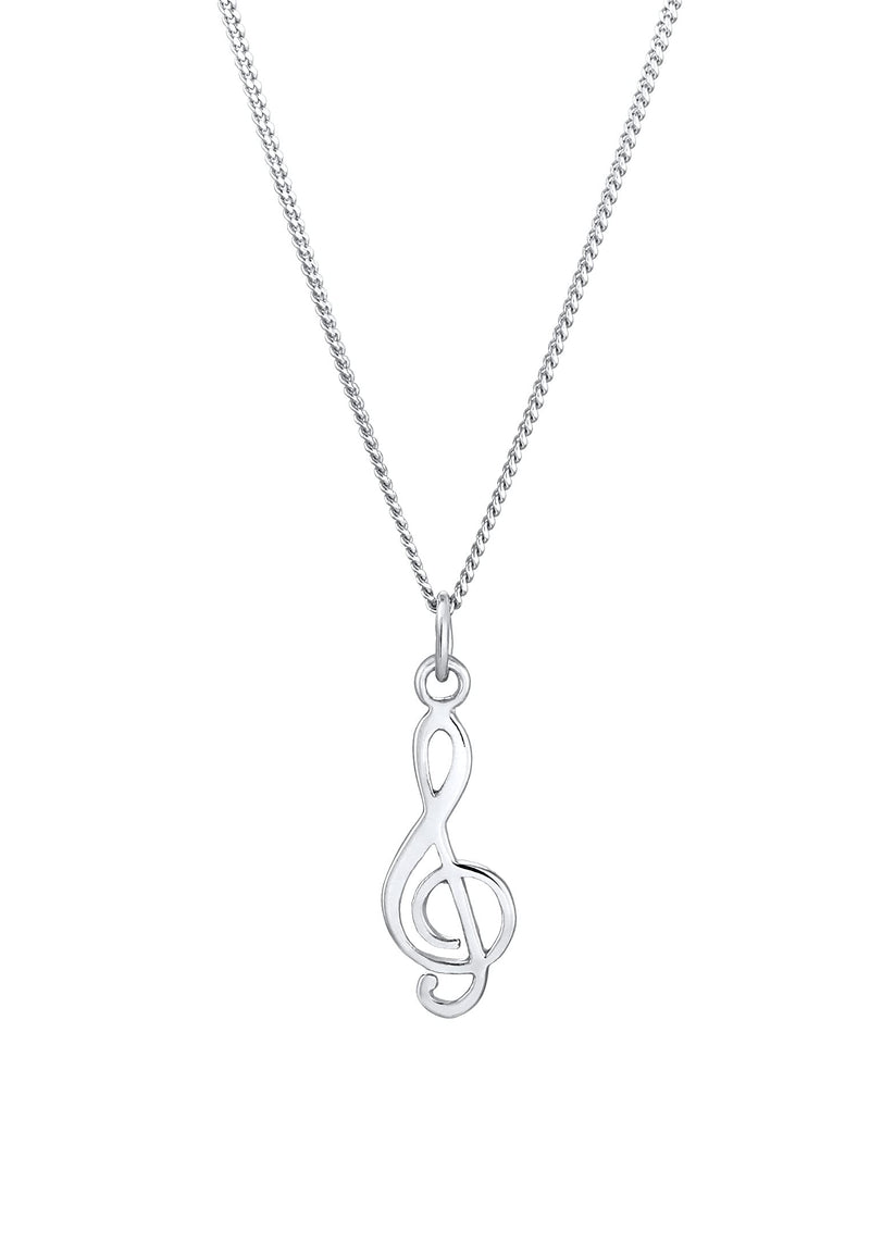 [Australia] - Elli Necklace Women Clef Pendant Classic in 925 Sterling Silver 