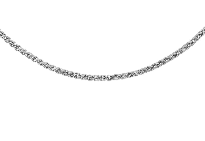 [Australia] - Tuscany Silver Women's Sterling Silver 1 mm Spiga Chain Necklace 51 cm 