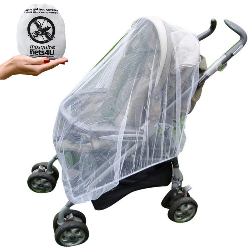 [Australia] - Baby Mosquito Net Infant Insect Net for Prams and Pushchairs Baby Buggies Car Seats Moses Basket Prams and Travel Cots by Mosquito Nets 4 U® 
