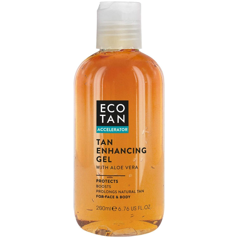 [Australia] - EcoTan Accelerator Face and Body Tanning Gel, Optimises Natural Tan, For Outdoor and Indoor Tanning, Can Be Used With Sunbeds 200ml 200 ml (Pack of 1) 