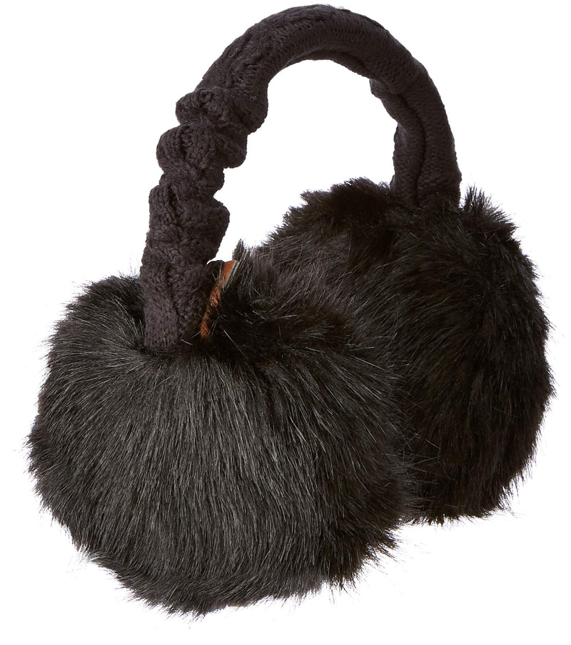 [Australia] - Barts Fur Earmuffs One Size Black (Black 0001) 