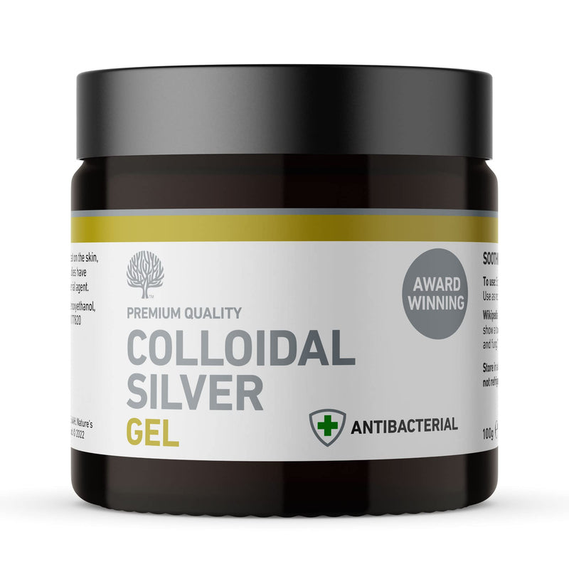 [Australia] - Nature's Greatest Secret Premium Quality Antibacterial Multi-Purpose Colloidal Silver Gel 100g 