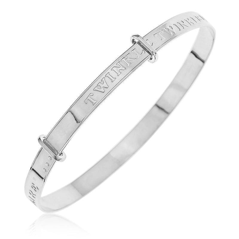 [Australia] - Ornami Sterling Silver Expander Bangle with Message 