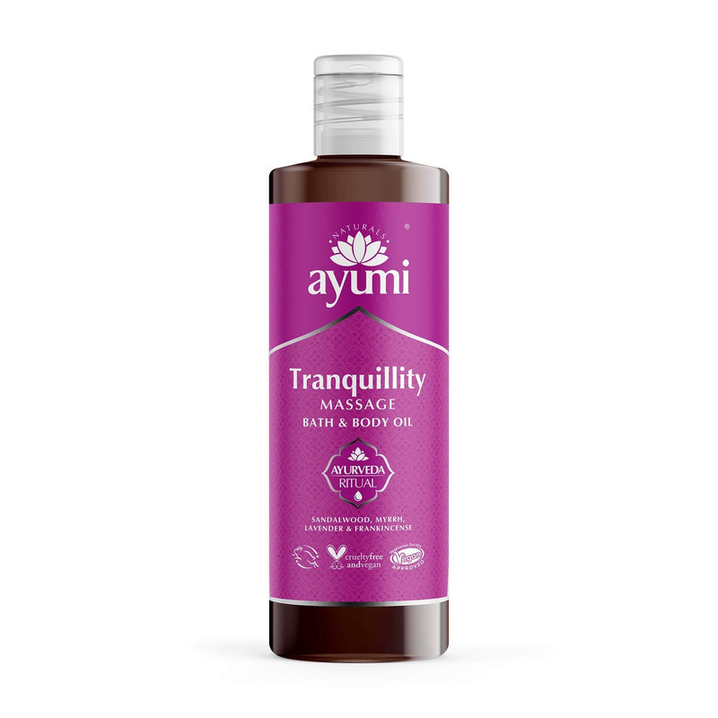 [Australia] - Ayumi Tranquillity Massage Body Oil. Vegan, Cruelty-Free, Dermatologically-Tested, 1 x 250ml 