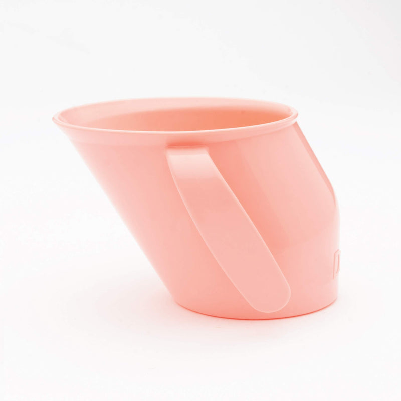 [Australia] - Doidy Cup - Training Sippy Cups for Toddlers & Babies - Unique Slanted Design Two Handles Baby Beaker - Great Weaning Cup for Milk, Water & Juice - Use from 3-6 Months to Toddler (Baby Pink) Baby Pink 