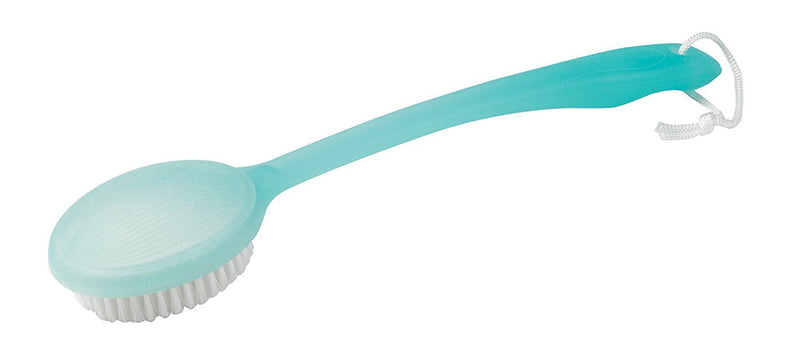 [Australia] - Homecraft Long Handle Bathing Brush, Body Exfoliator Brush, Soft Bristles for All Skin Types - Blue Colour 