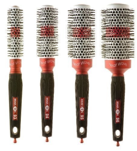 [Australia] - Head Jog 'HEAT WAVE' Ceramic Ionic 4 piece Brush Set 