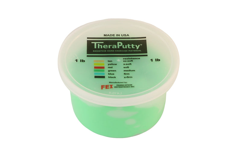 [Australia] - Antimicrobial CanDo TheraPutty - Therapeutic modelling clay - 1 lb - green (medium) 