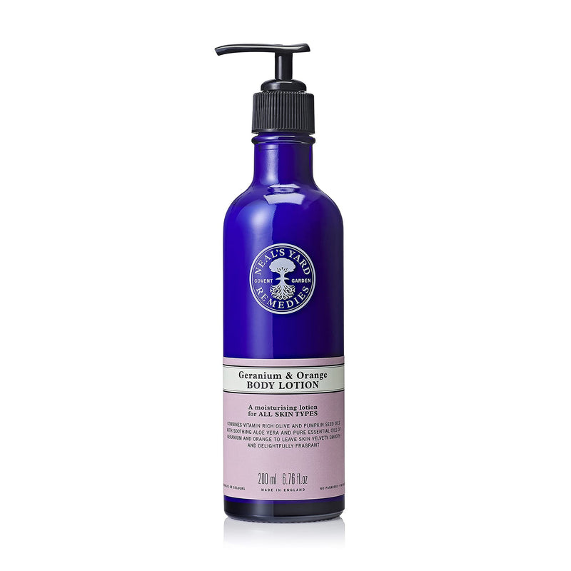 [Australia] - Neal's Yard Remedies Geranium and Orange Body Lotion,200 Milliliters 