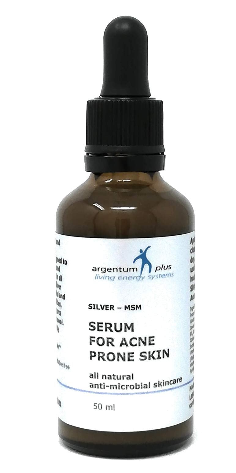 [Australia] - argentum plus Silver-MSM Serum for Acne Prone Skin 50 ml Dropper/Pipette 