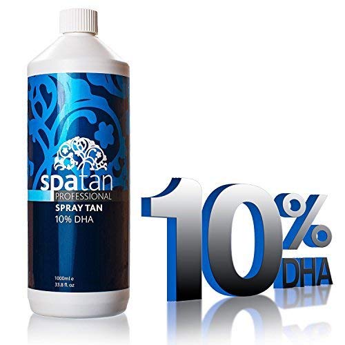 [Australia] - Spatan Spray Tan Solution, 1 Litre, 10% DHA, Med 