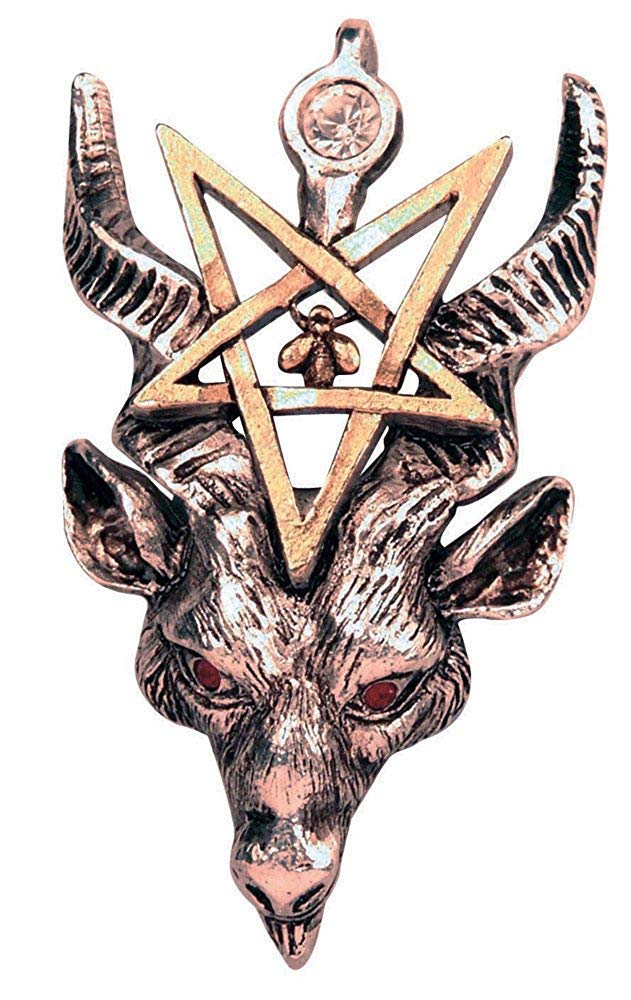 [Australia] - Bathomet Light & Darkness Talisman Pendant Necklace - Forbidden Collection 